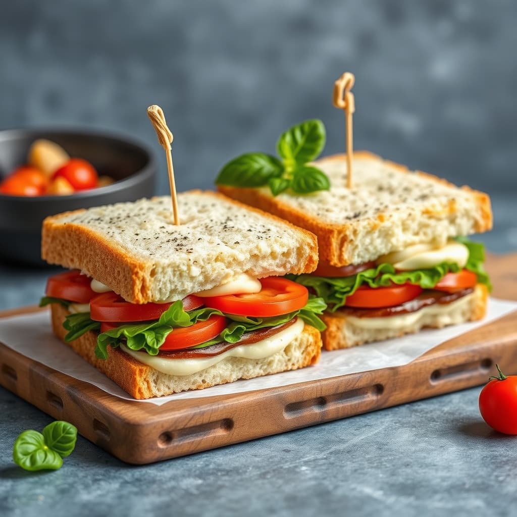 Engelske og italienske finger sandwiches