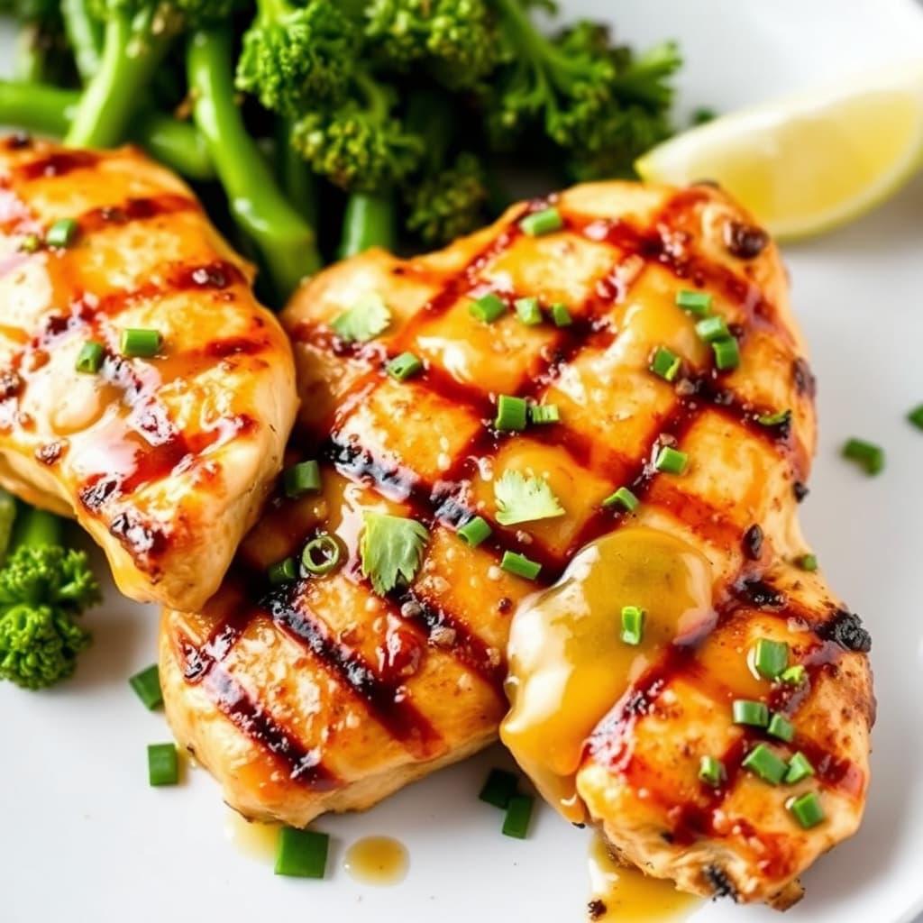 Enkel grillet honning- og dijonsennekskylling