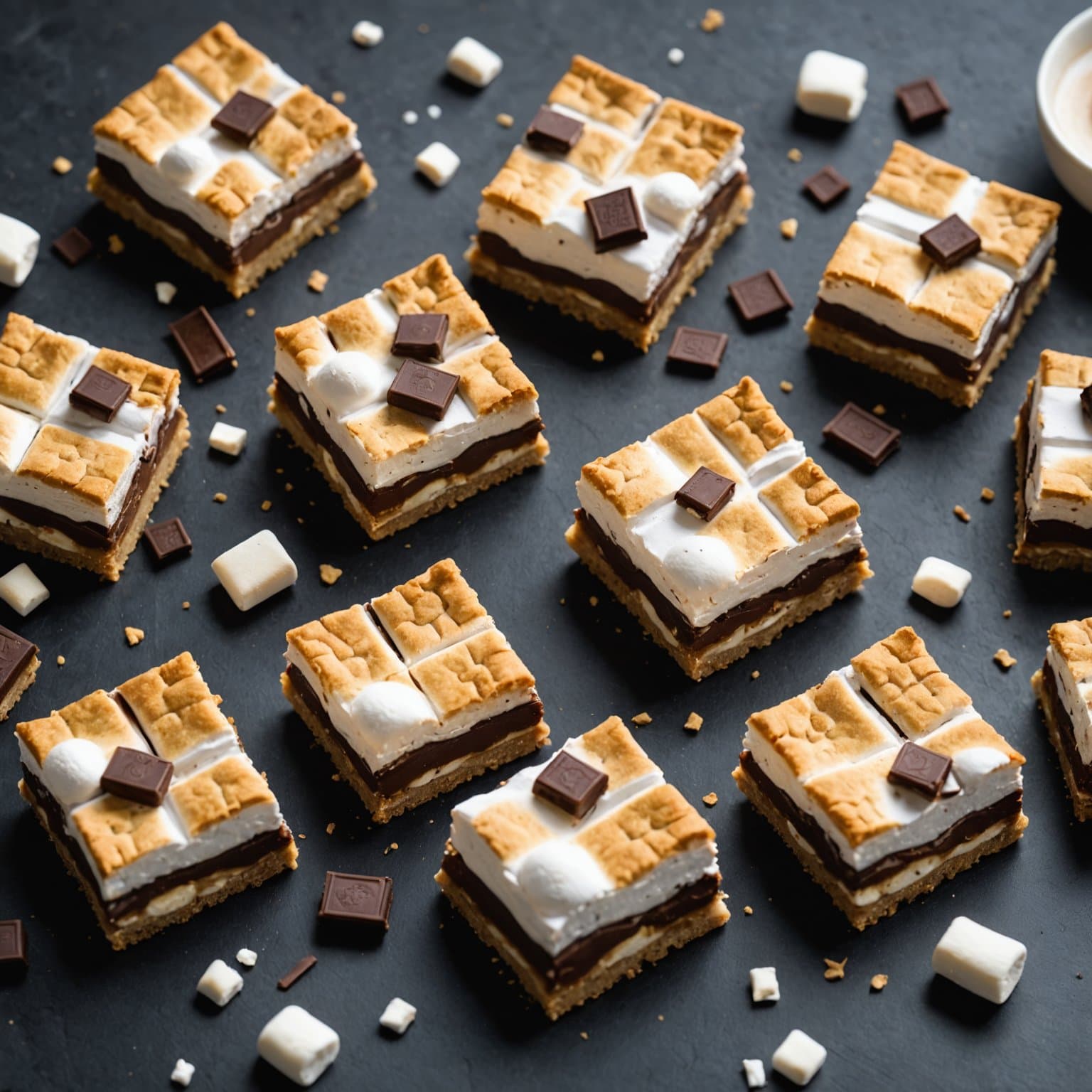 Enkel "Ingen mål" S'mores-kaker