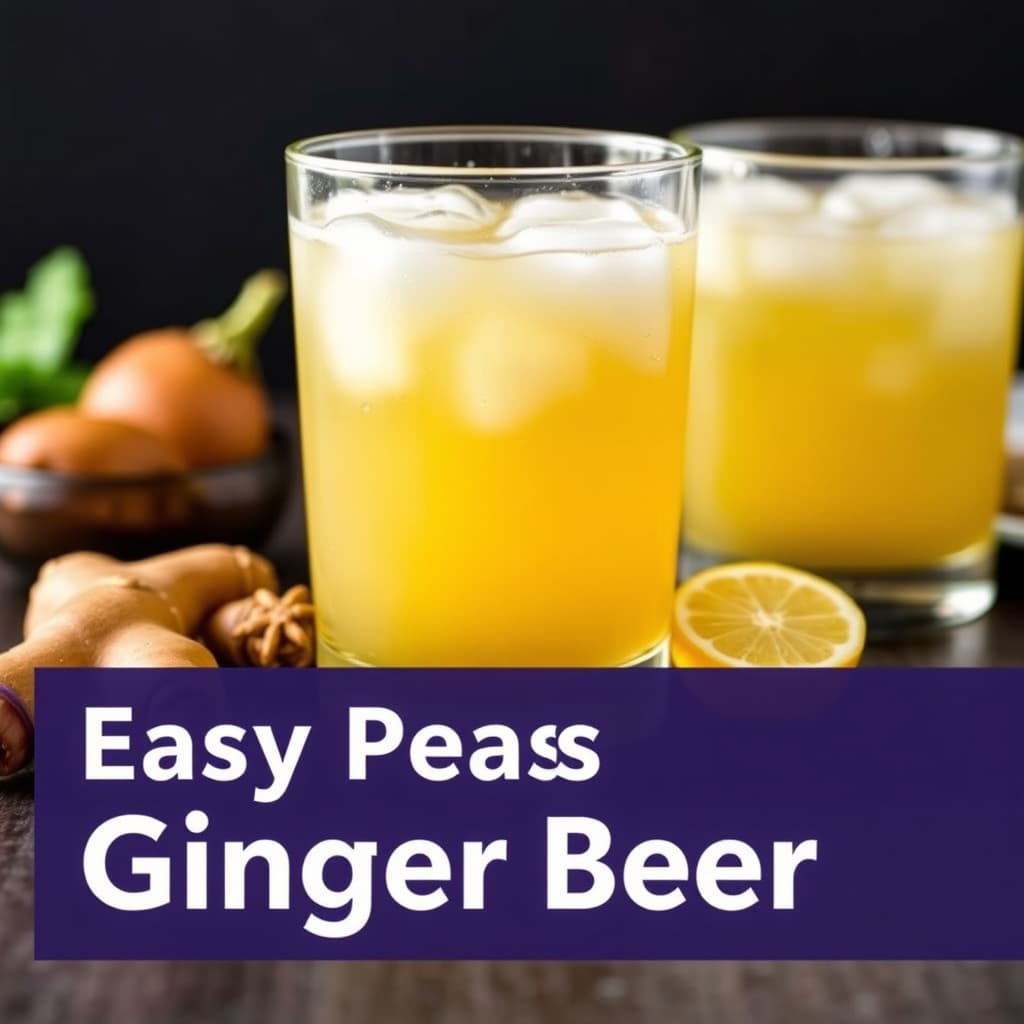 Enkelt og greit ingefærøl