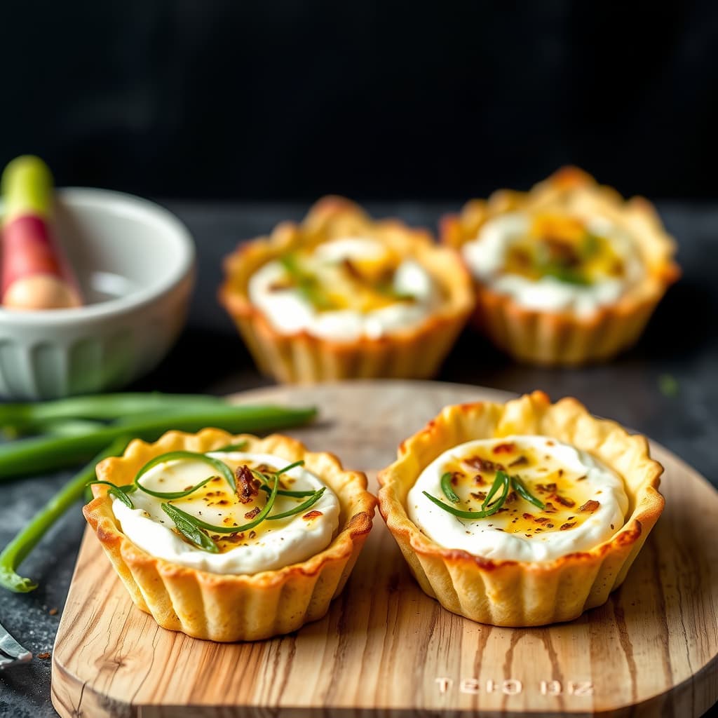 Enkle purre- og ricottatarter