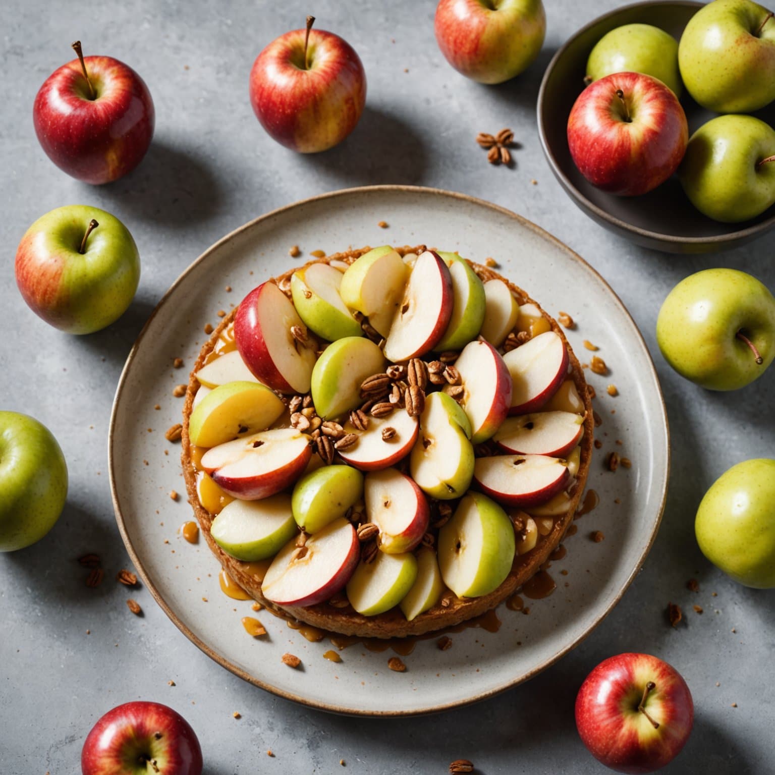 Eple- og pæredessert