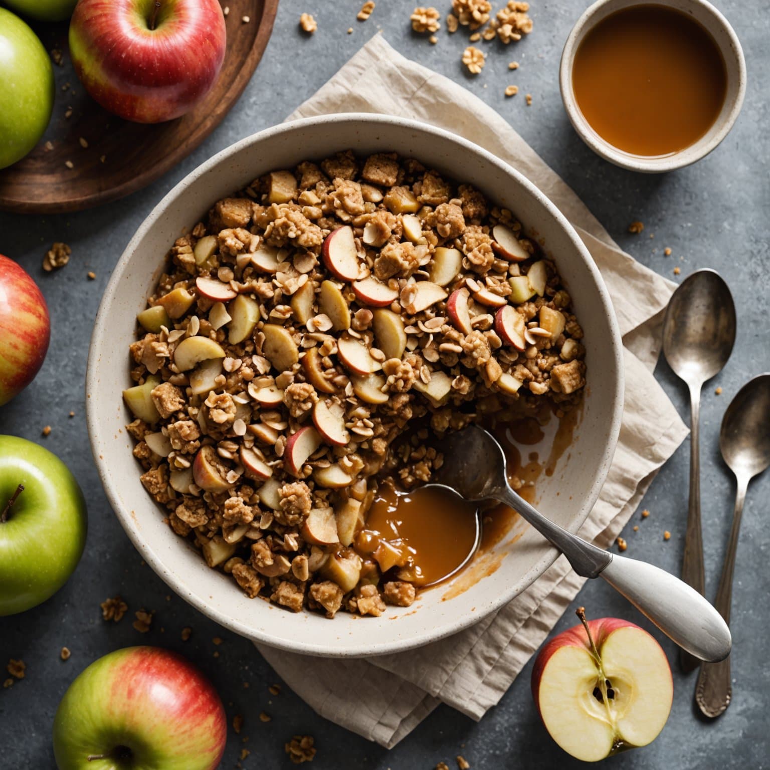 Eplecrisp med Truvia® naturlig søtningsmiddel