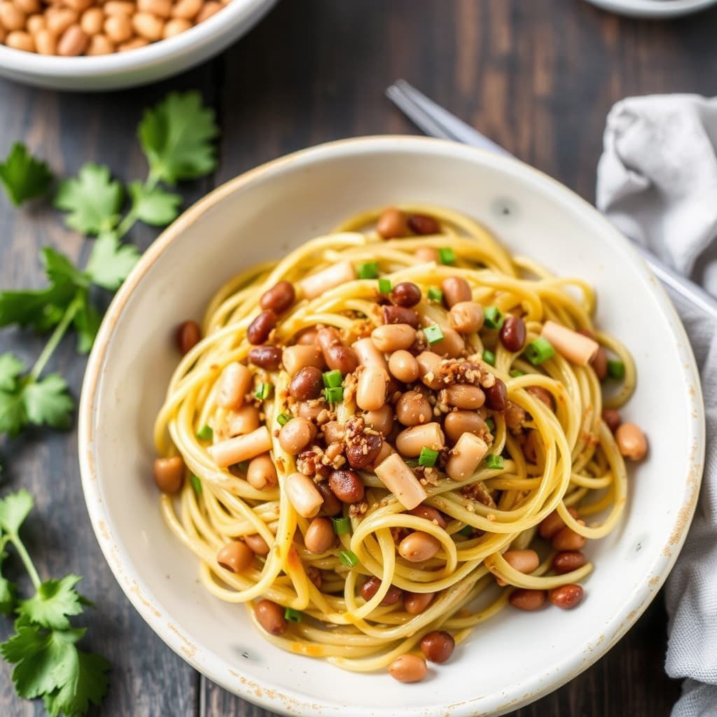 Erfarne soyabønnespirer