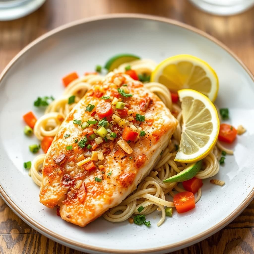 Escabeche av rød snapper