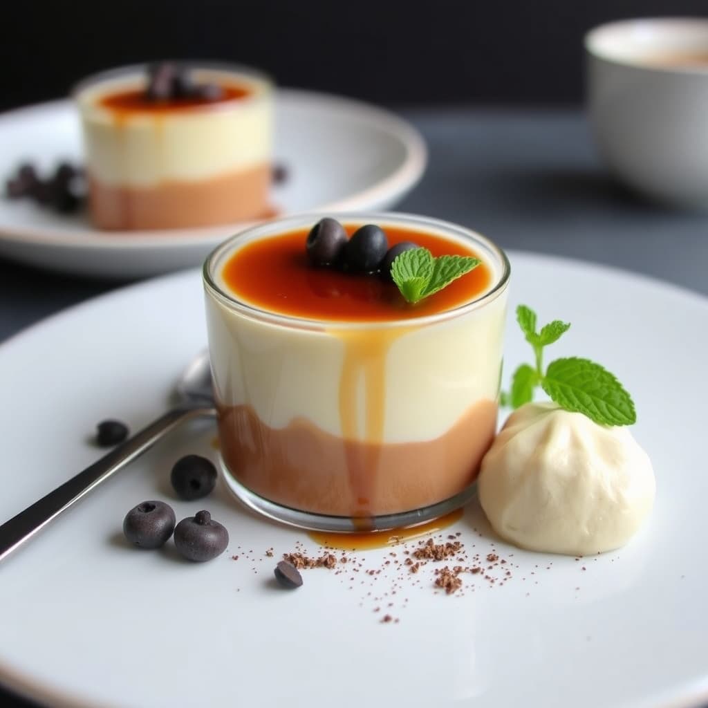 Espresso panna cotta