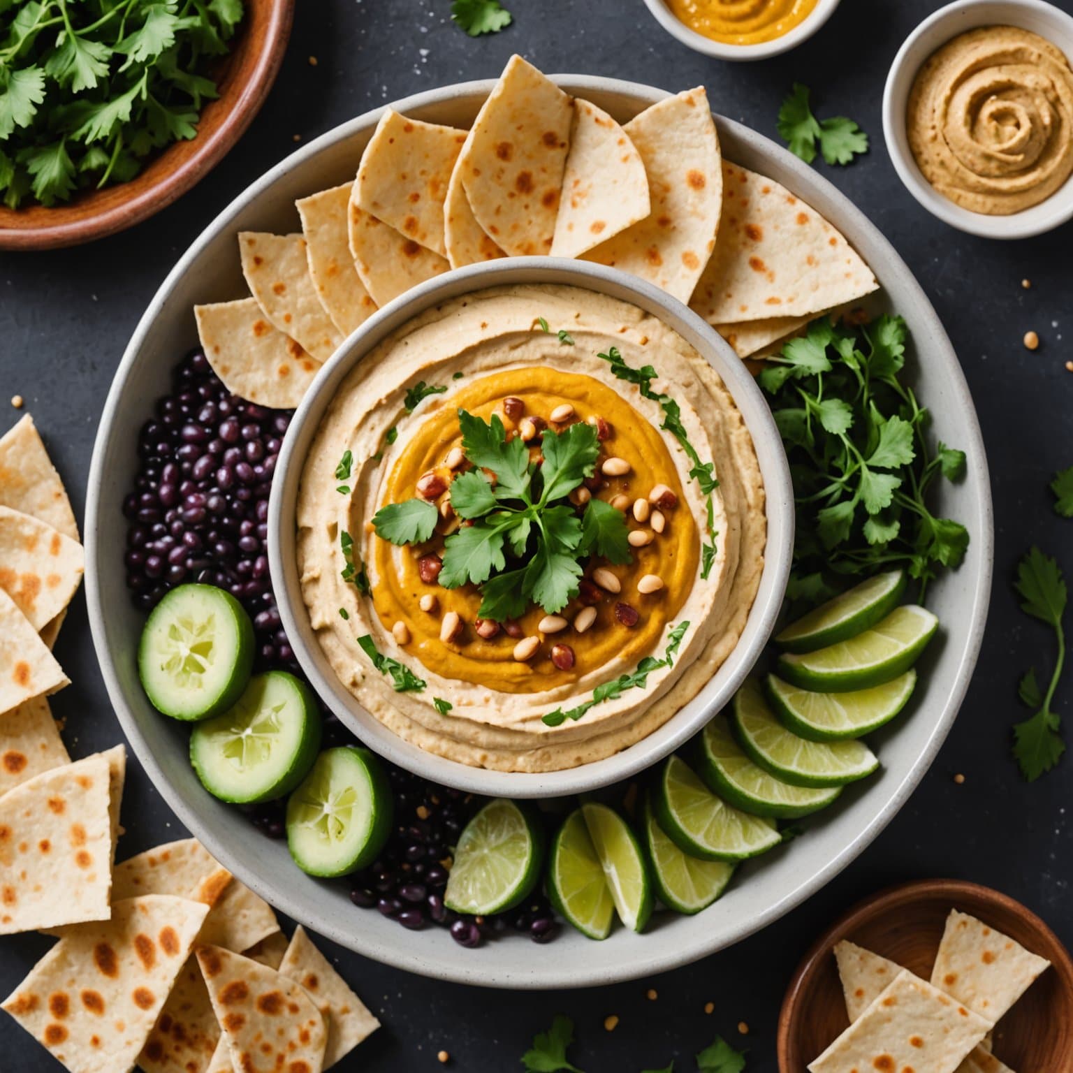 EZ restaurantstil hummus