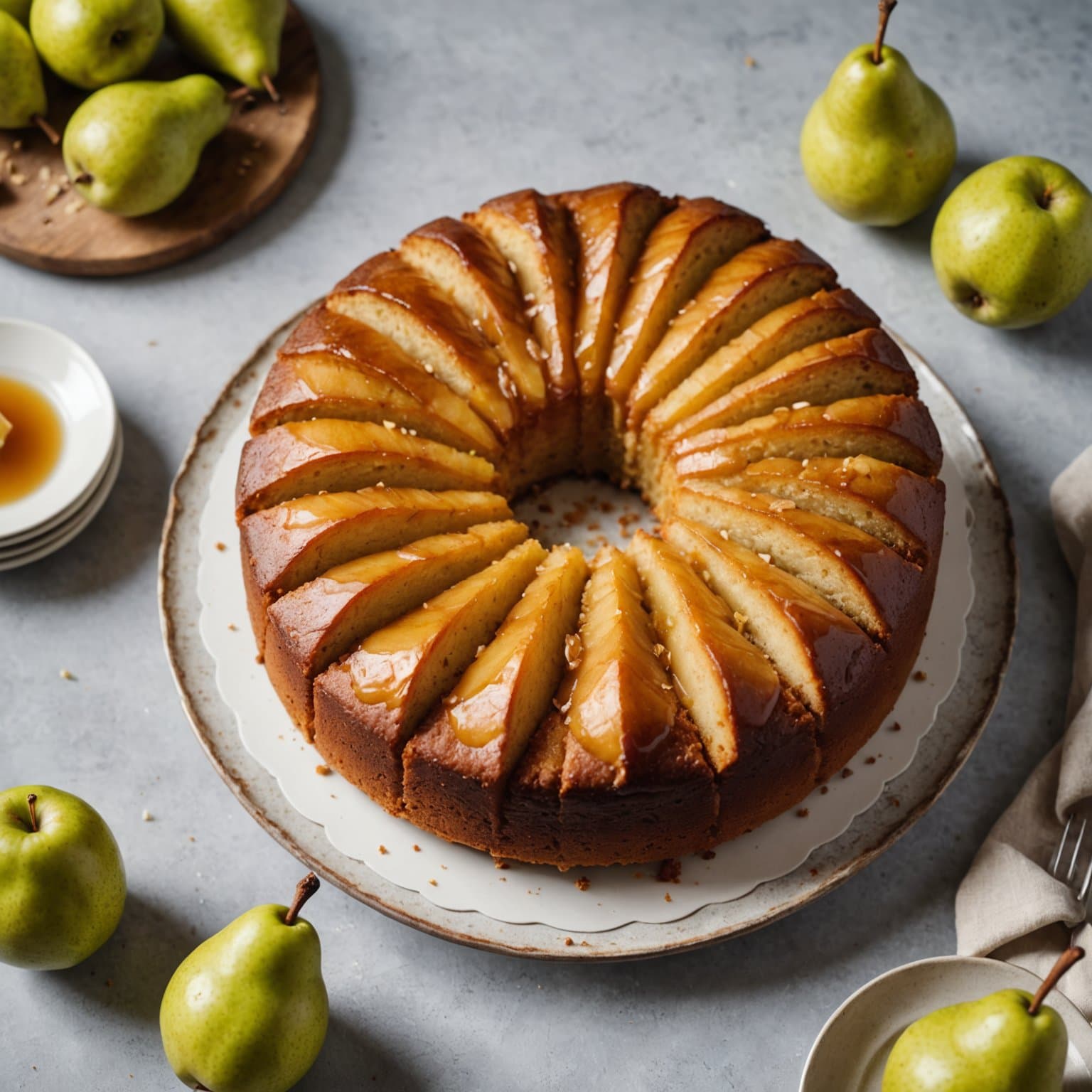 Fabelaktig søt pærekake