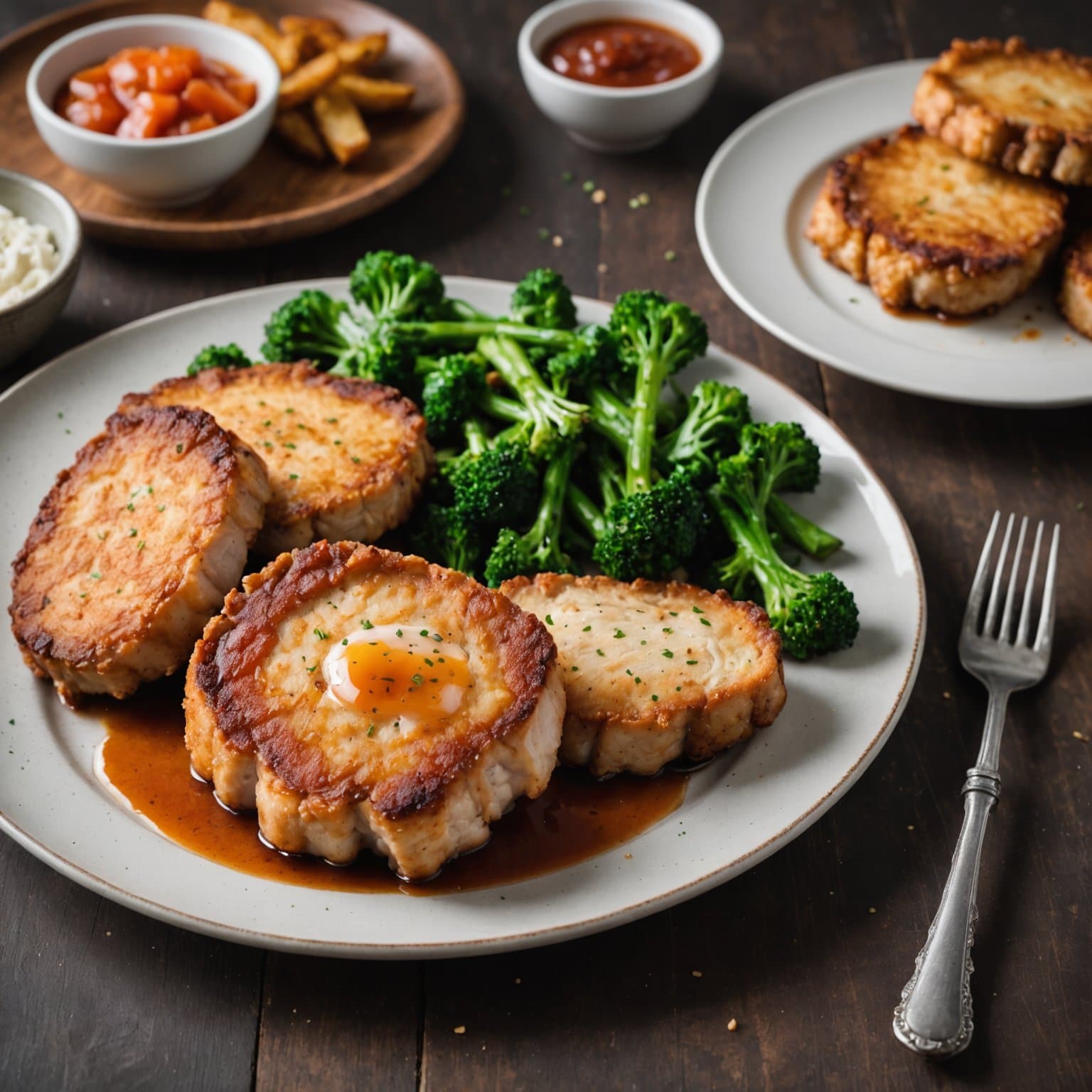 Fabelaktige glutenfrie stekte svinekoteletter