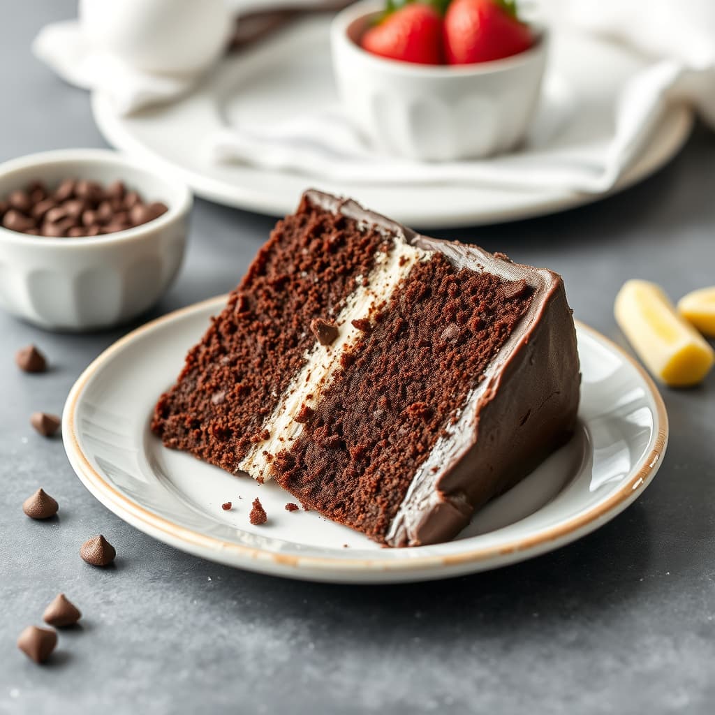 Fargerik sjokoladekake