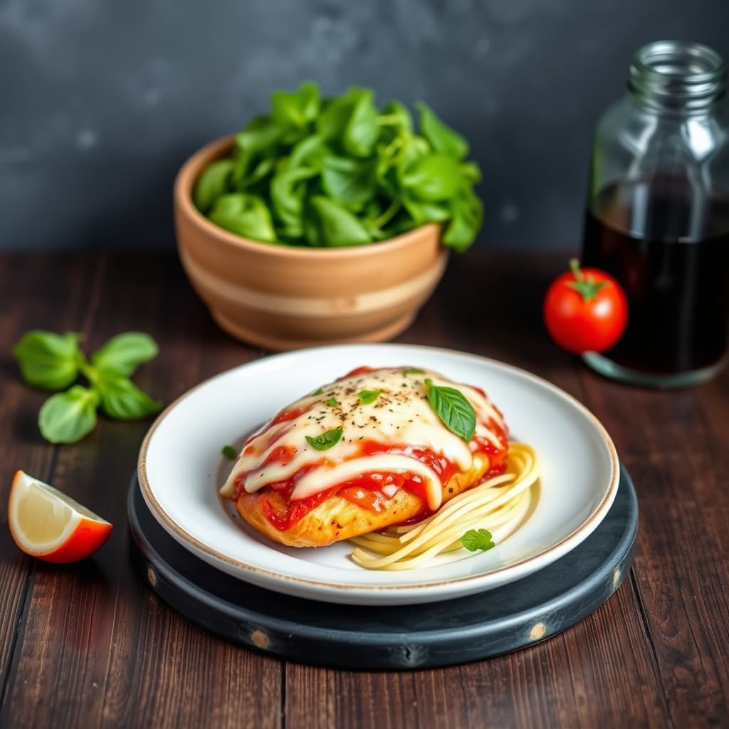 Fast og brennende kylling Margherita