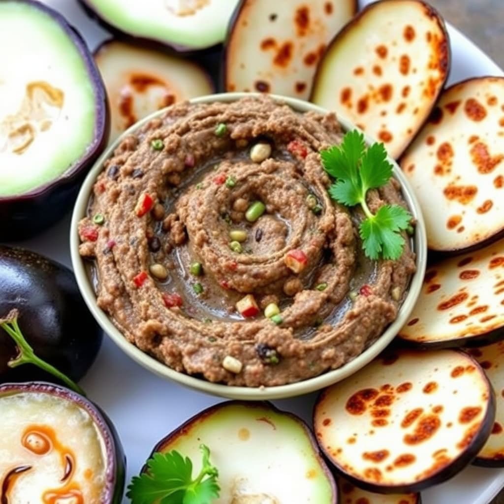 Fattigmanns kaviar: Auberginesmørspredning