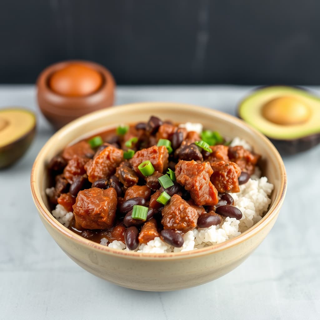 Feijoada (kjøttgryte med svarte bønner)