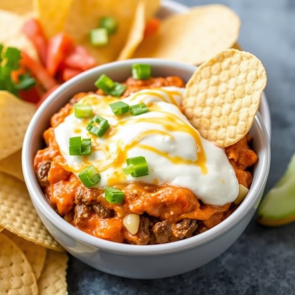 Fem-lags meksikansk dip