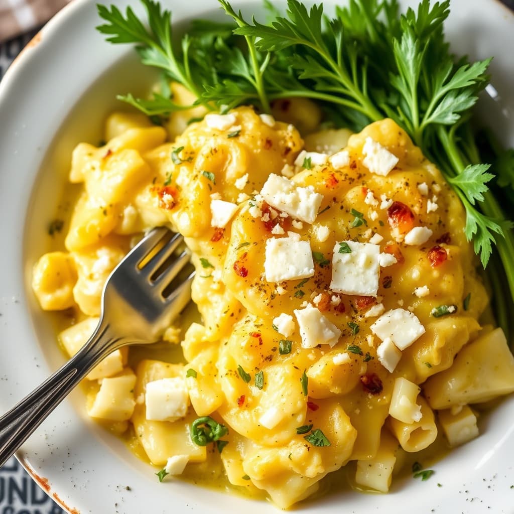 Fennikåsfondue med pecorino og sitron