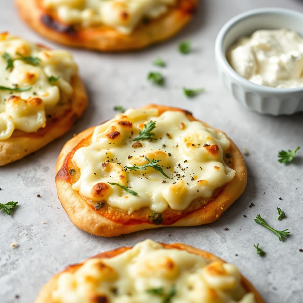 Fennikngratinerte pizzette