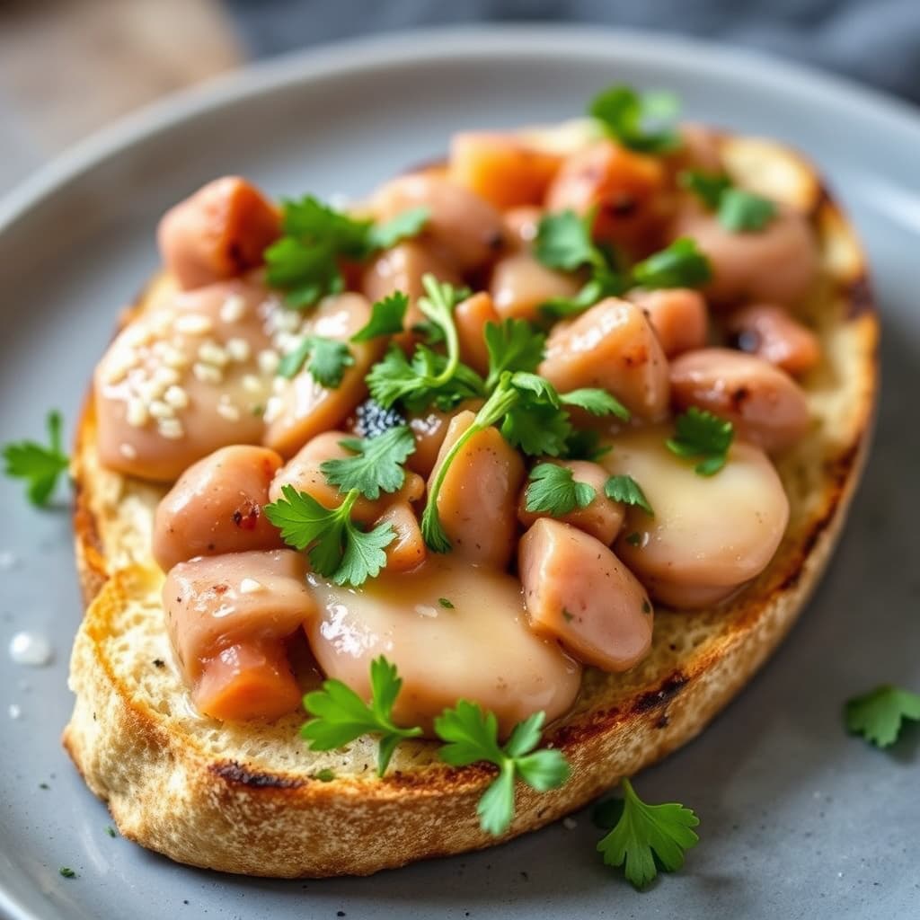Fersk andelårbruschetta