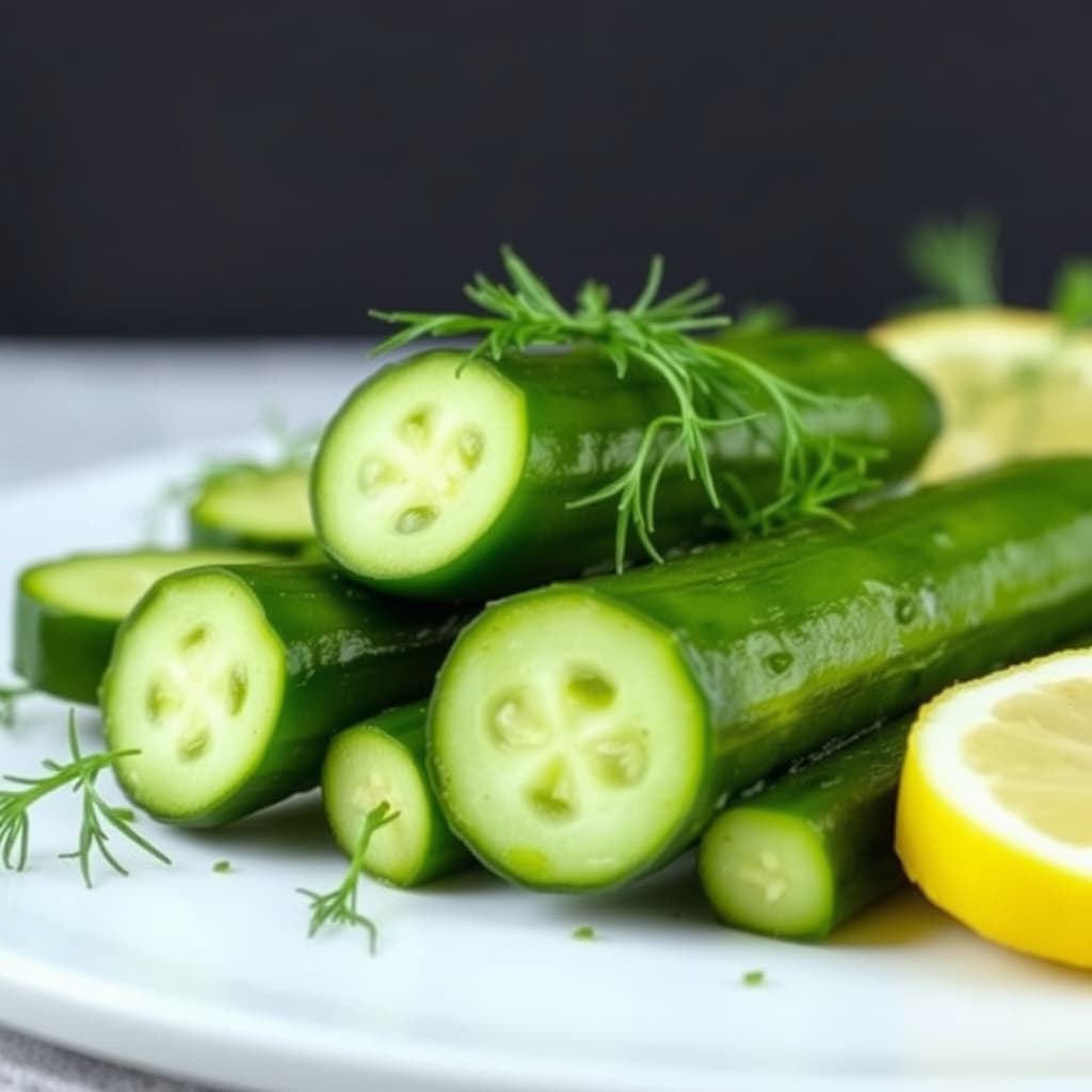 Fersk dillagurk med sitron
