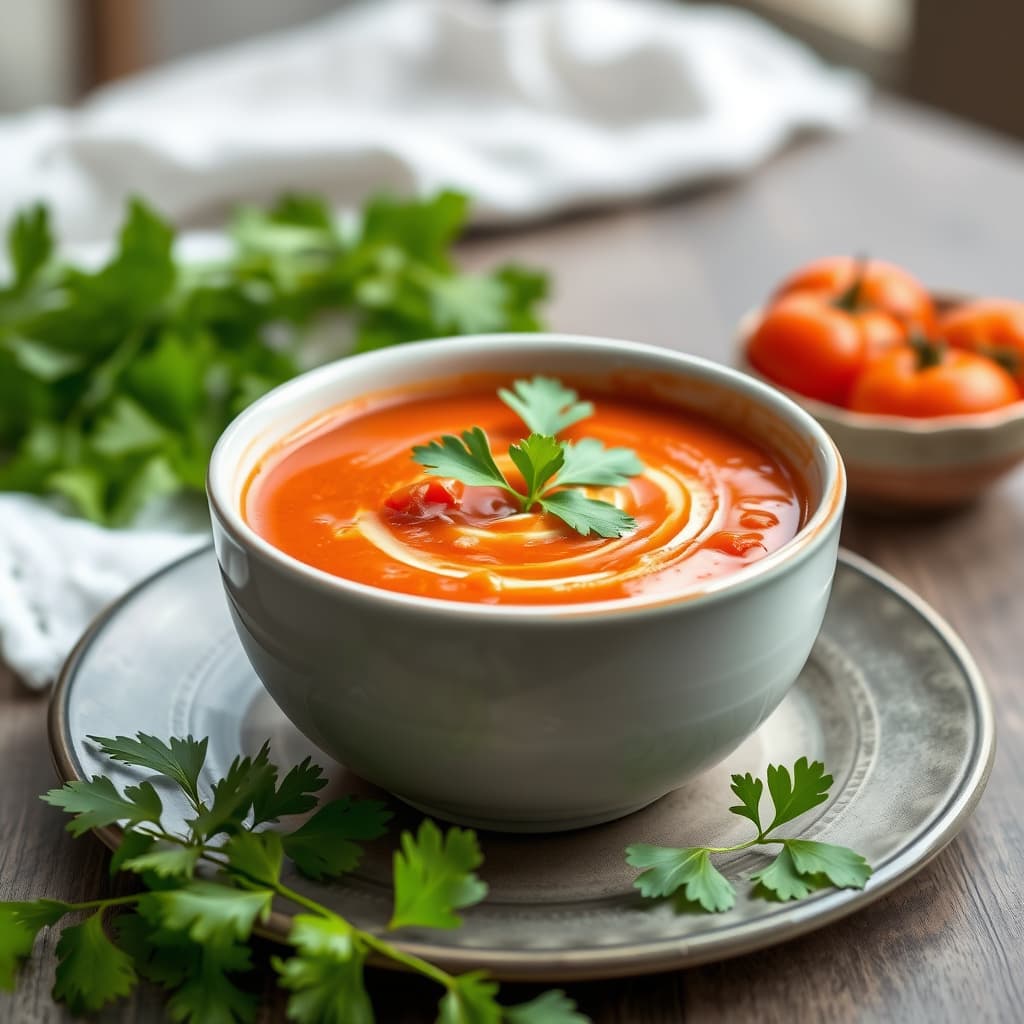 Ferskost og koriandersuppe