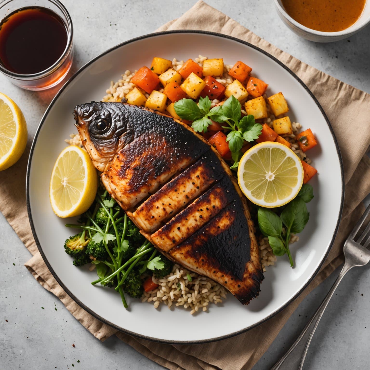 Florida-sunset Blackened Tilapia