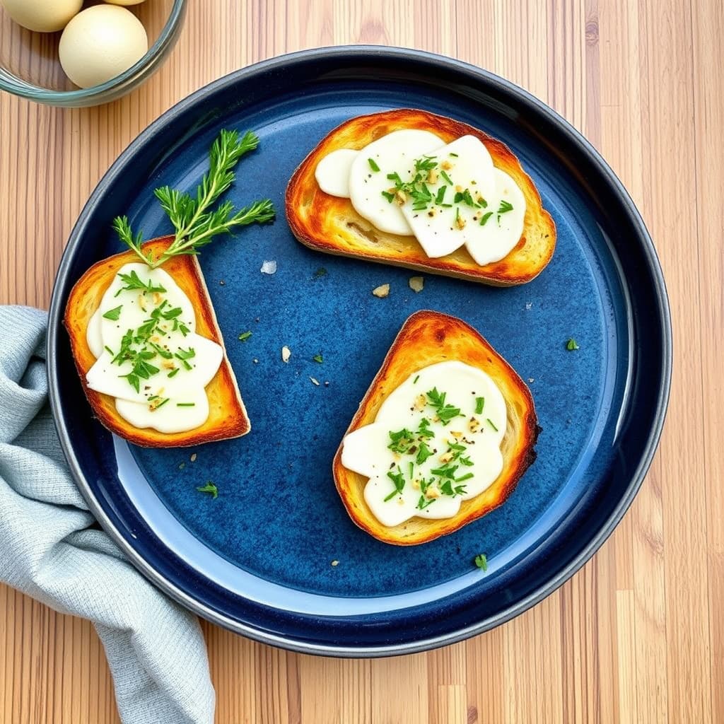 Fontina hvitløksrundstykker