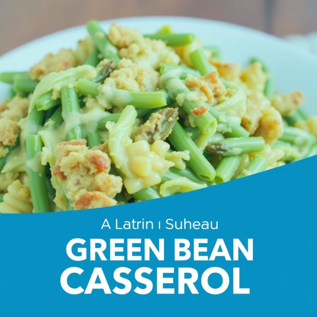 Forberedingsklar grønne bønner i form