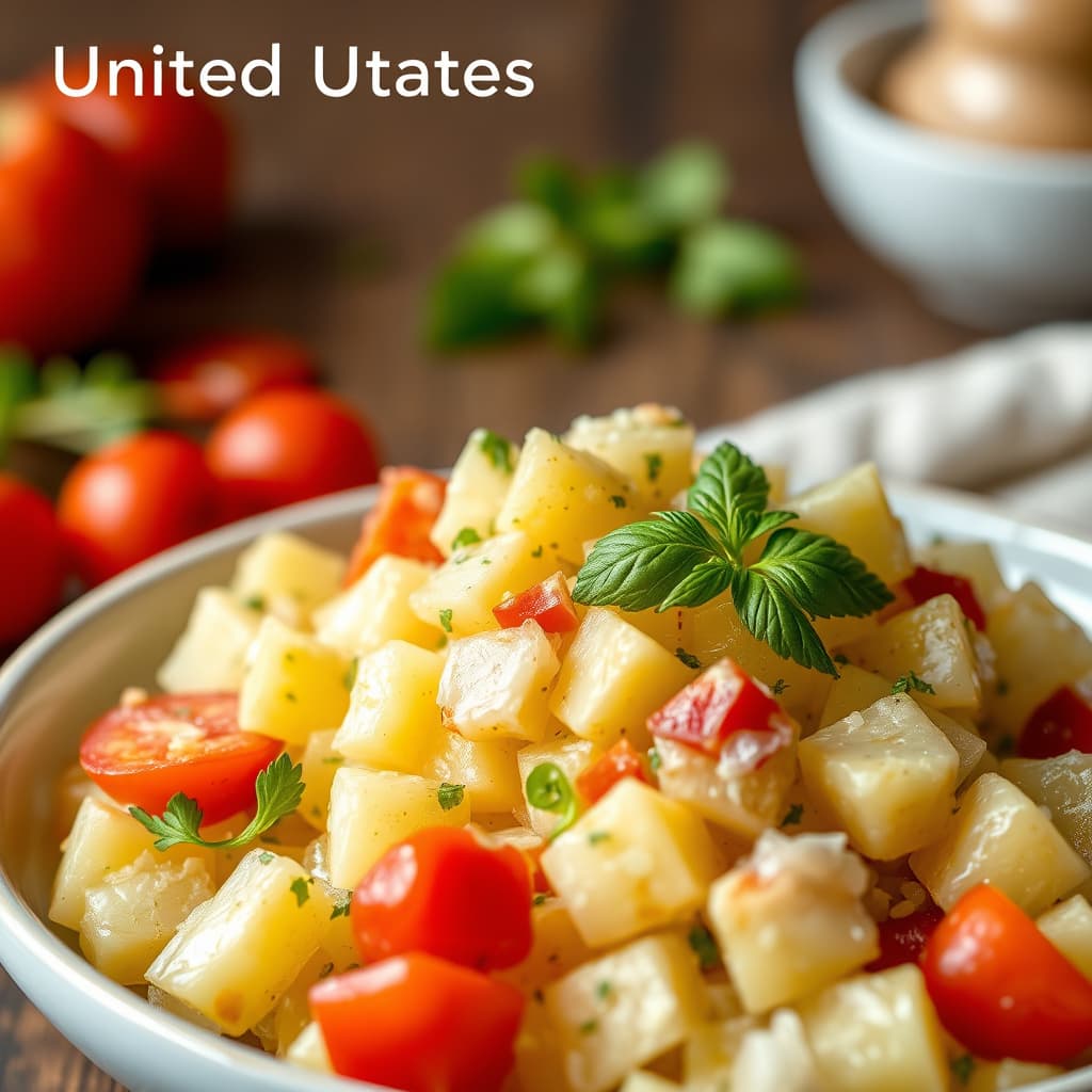Forente Stater av Potetsalat
