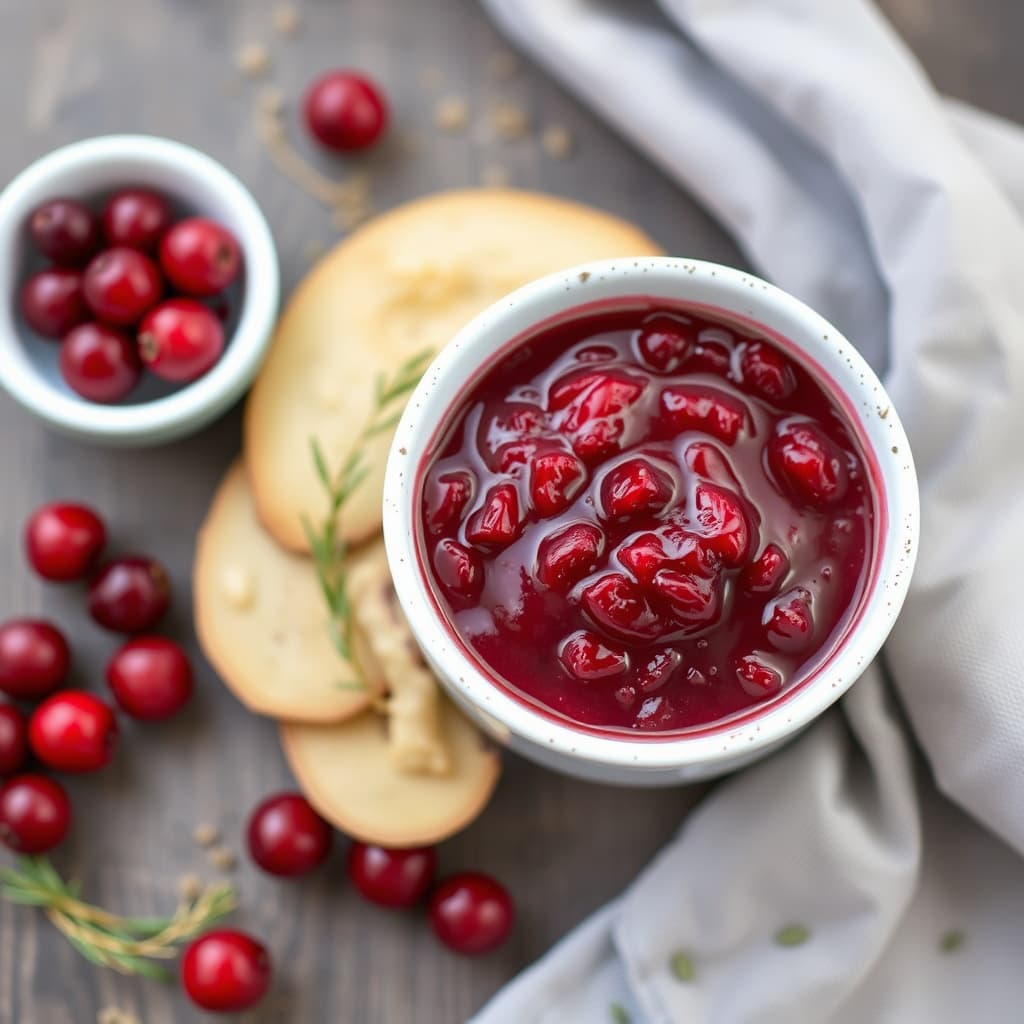 Forhåndslagret tranebærsaus