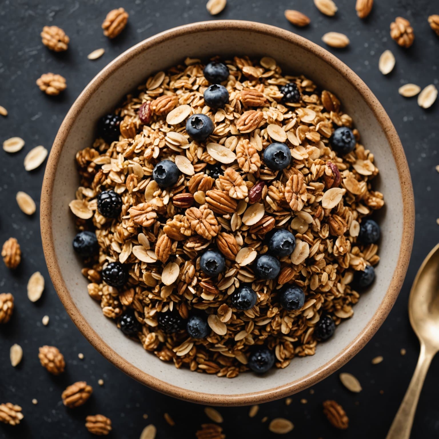 Fremst, havregrynsbasert granola