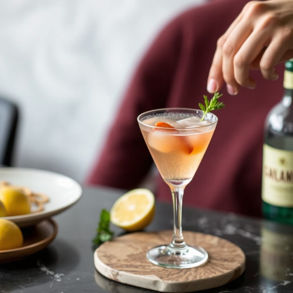 French "75" Champagne Cocktail