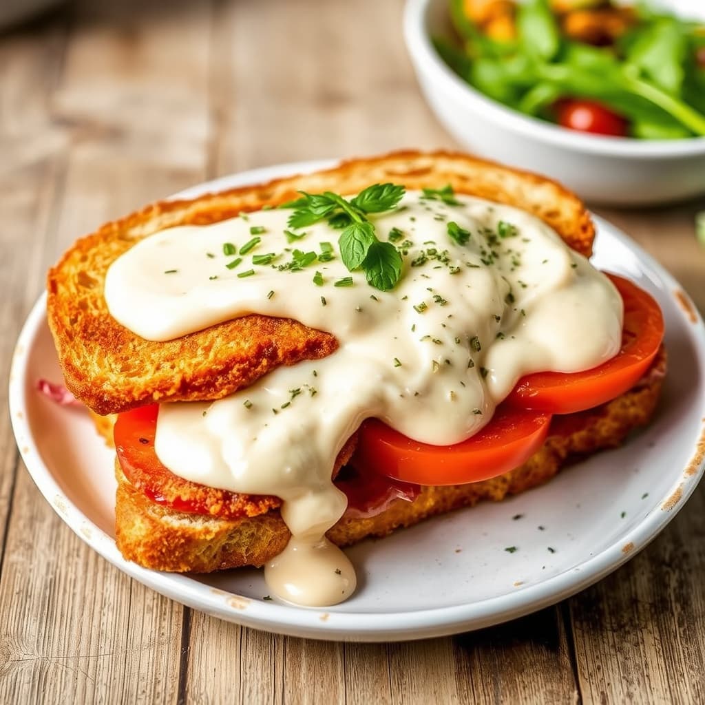 Fried Green Tomato BLT med remouladesaus