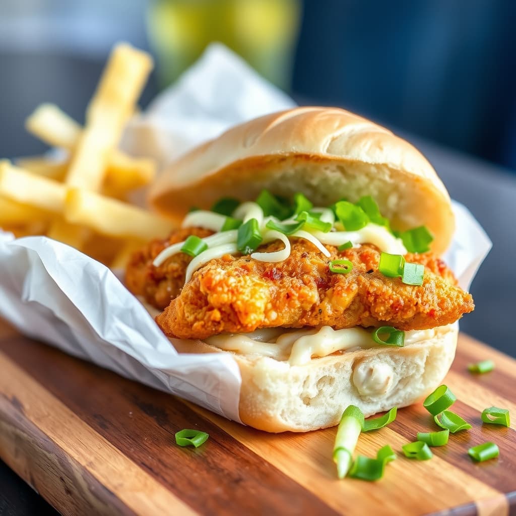 Fried Haddock Po' Boy
