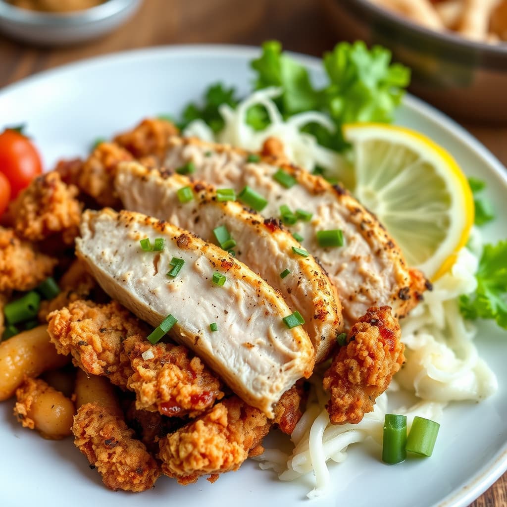 Fritert tunfisk på amerikansk vis