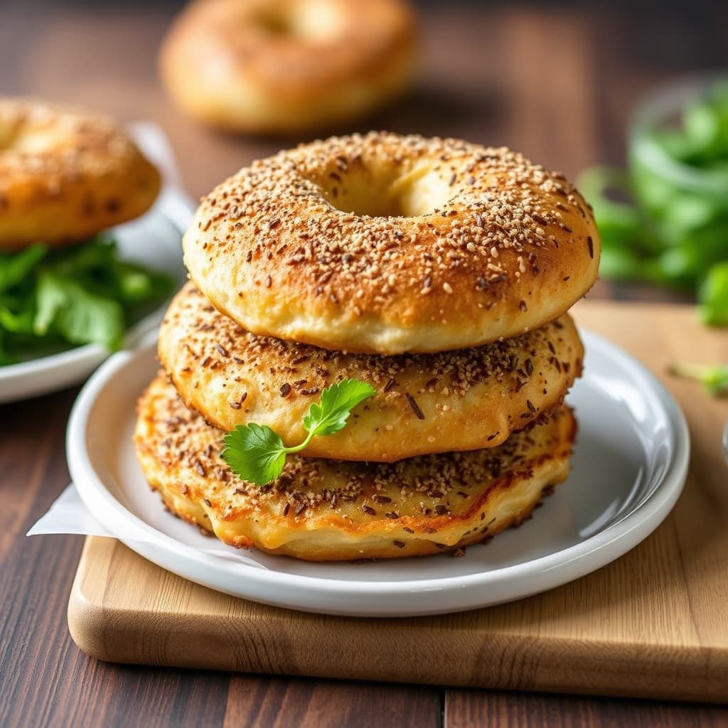 Friterte bagels
