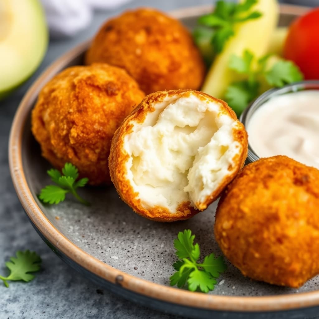 Friterte mozzarella-kuler