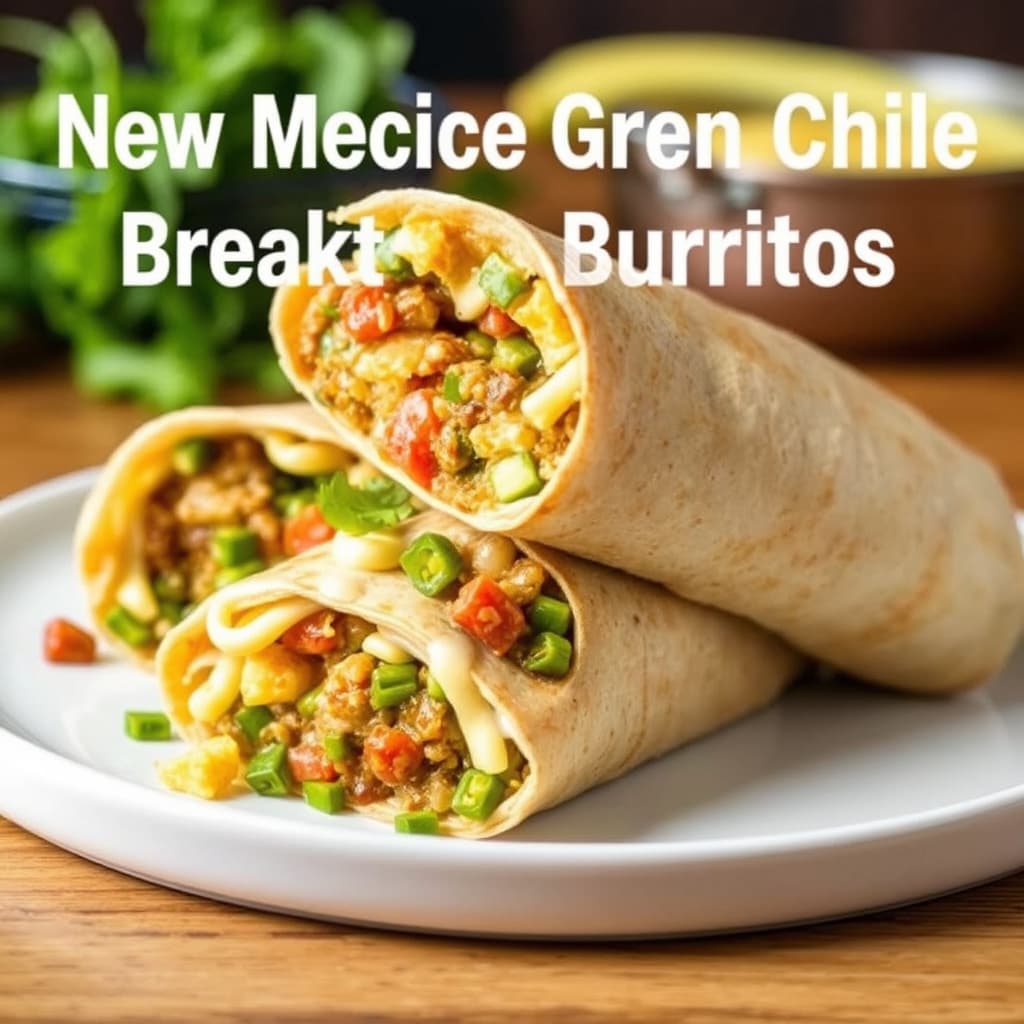 Frokostburritos med New Mexico-grønn chili