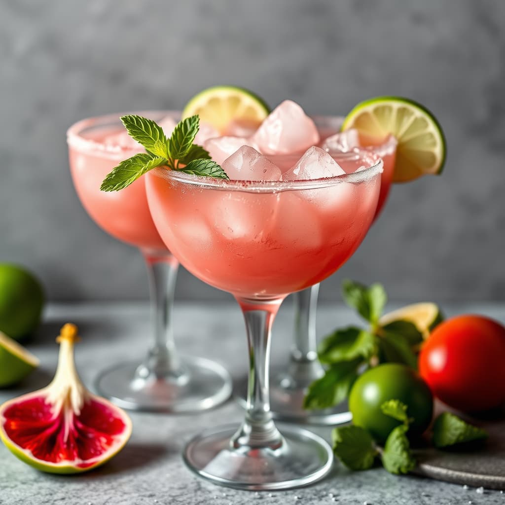 Frosne hibiskus-margaritas
