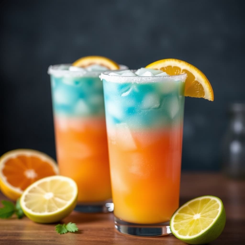 Frosne soloppgangsmargaritas