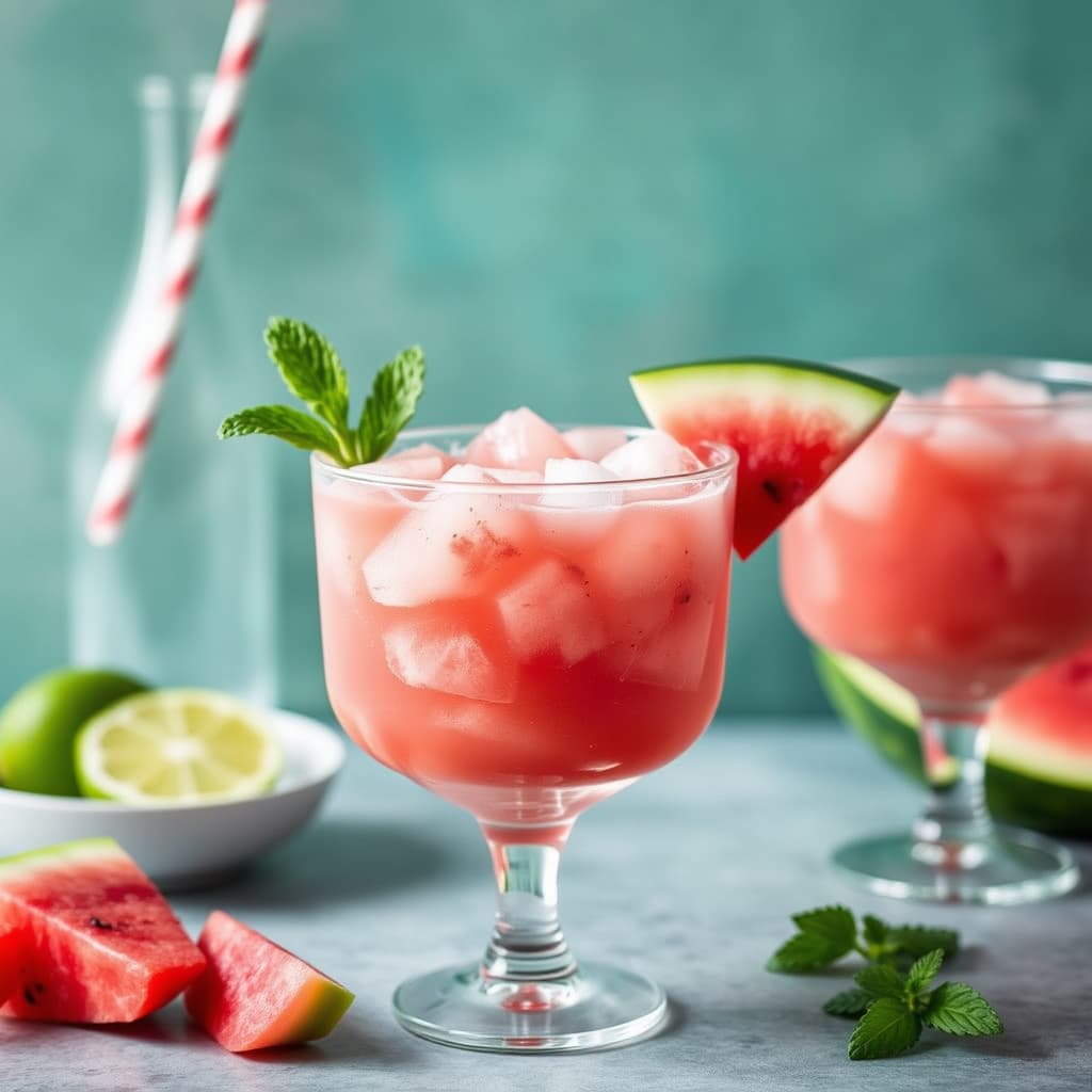 Frosne vannmelon-daiquiris