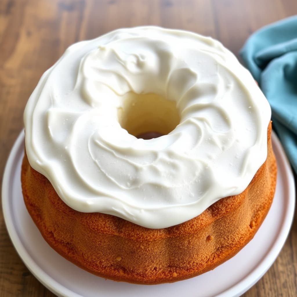 Frostet englematkake