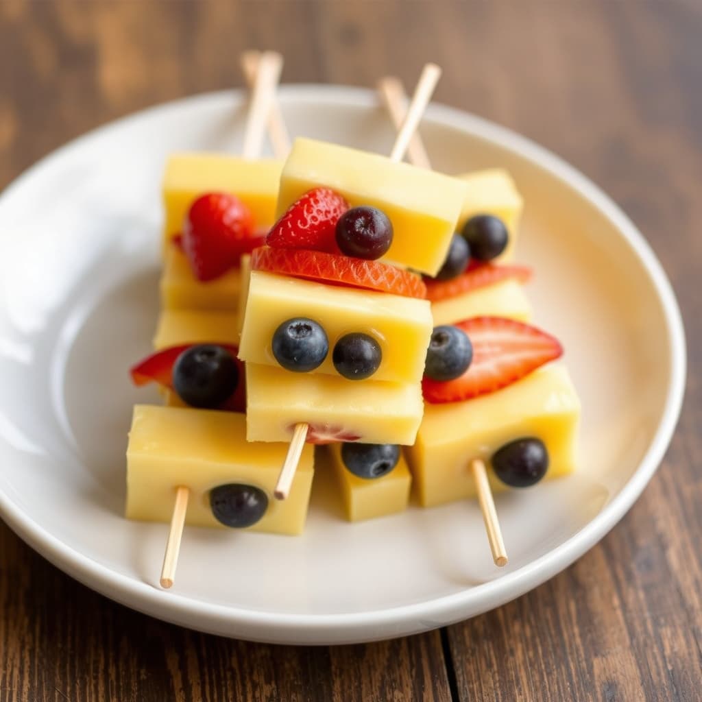 Fruktstappede pinner