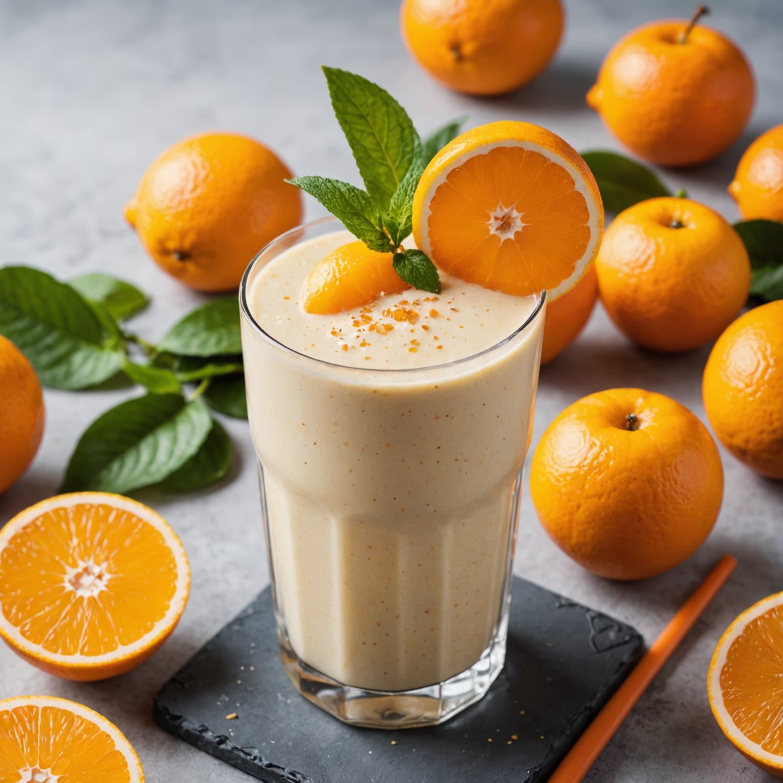 Fuzzy Navel-smoothie – alkoholfri