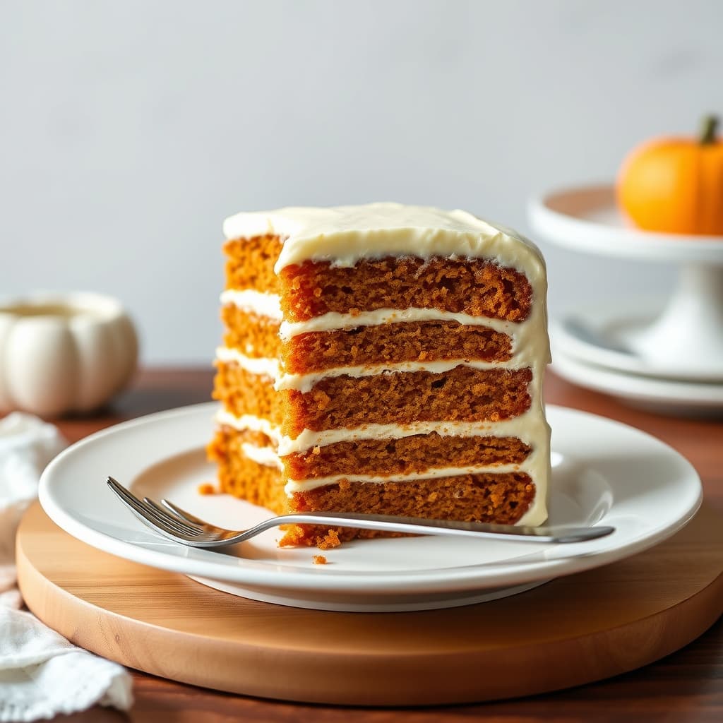 Fyr-lags gresskar-kake med appelsin- og kremostglasur