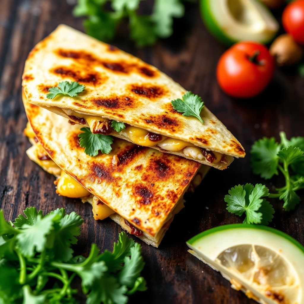 Fyrgrillet kyllingquesadilla