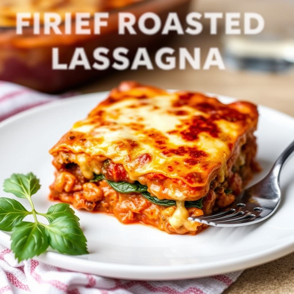 Fyrtørket Fieri-lasagne