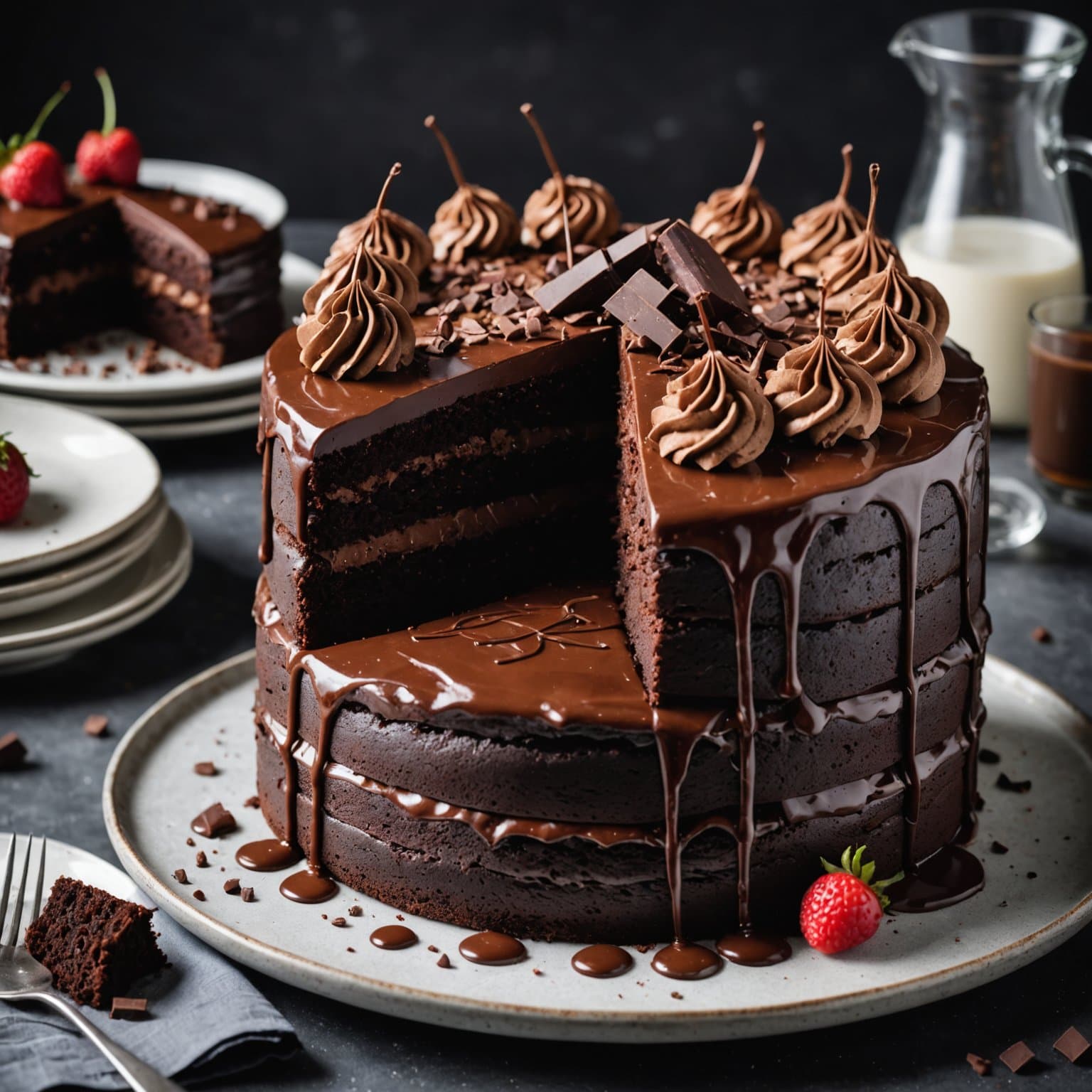 Galakse sjokoladekake