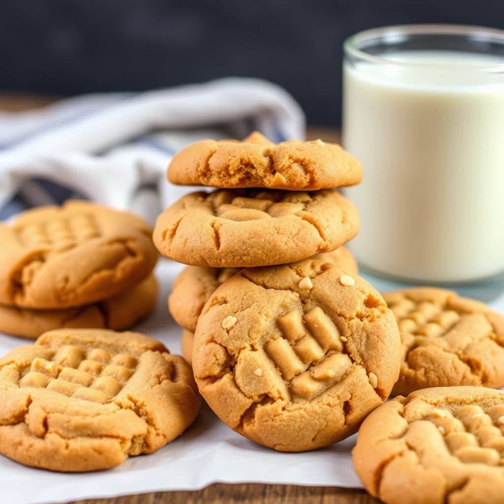 Gamle dager-peanøttsmørkjeks