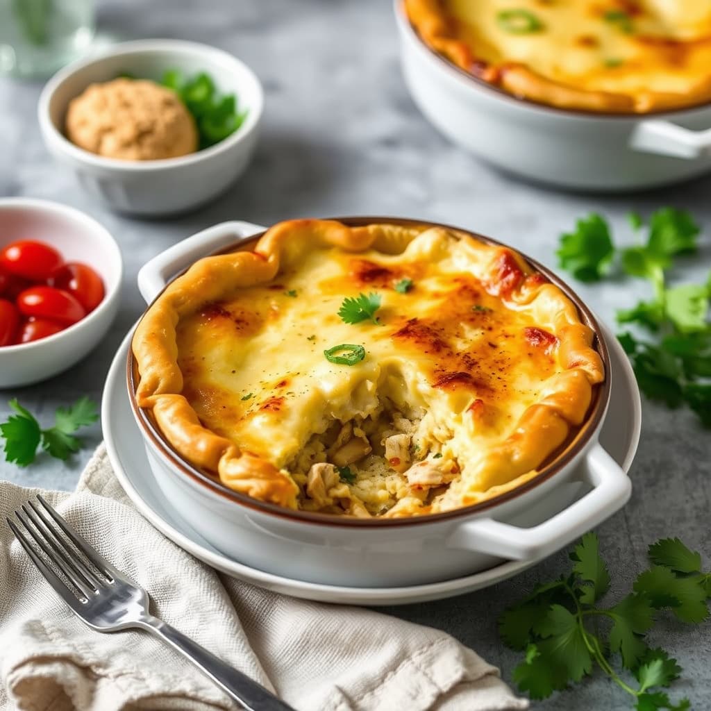 Garam Masala kyllinggryte i paiform