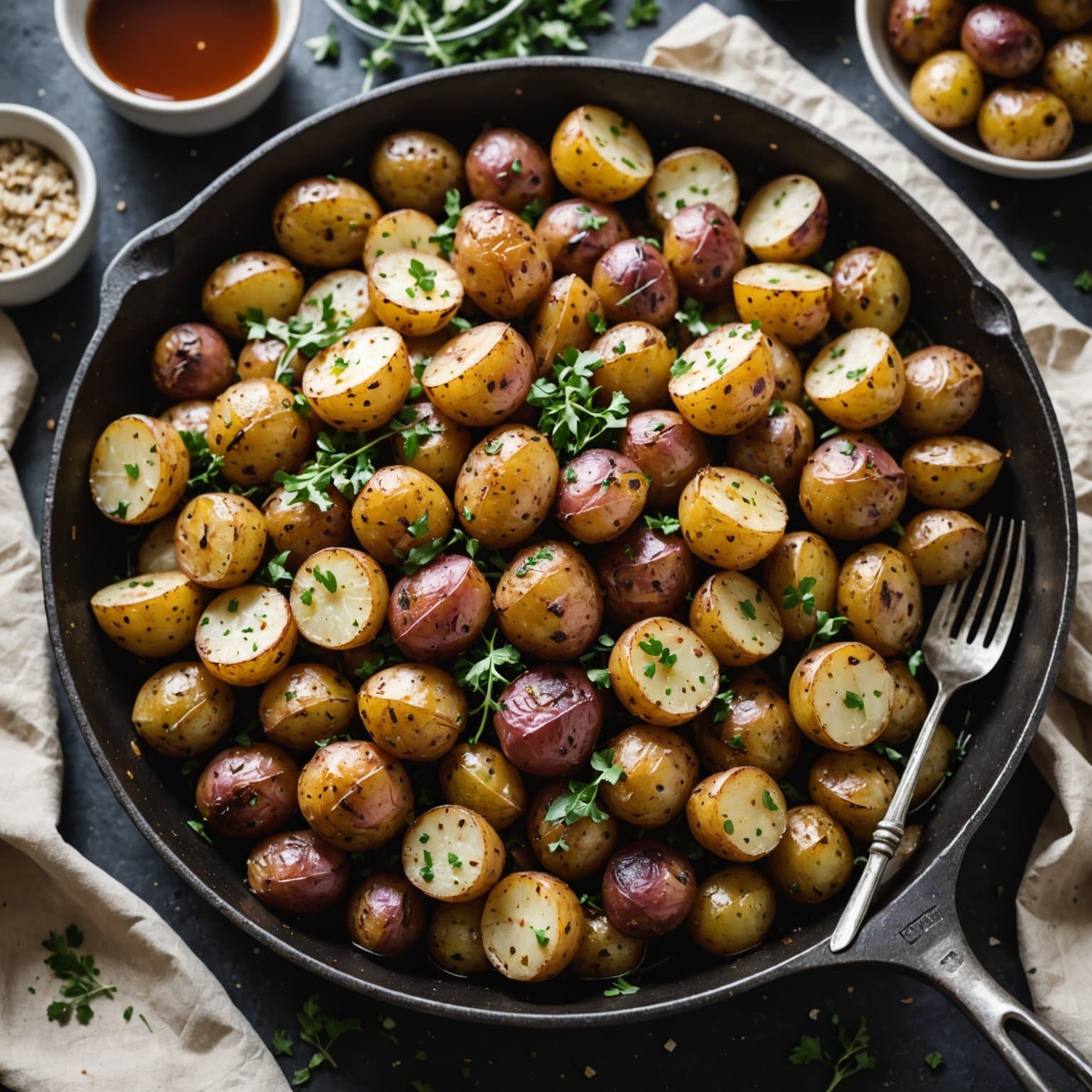 Gårdsbrukets ovnsbakte poteter