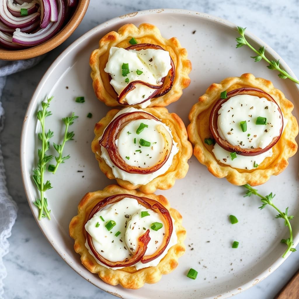 Geitost- og løktartetter